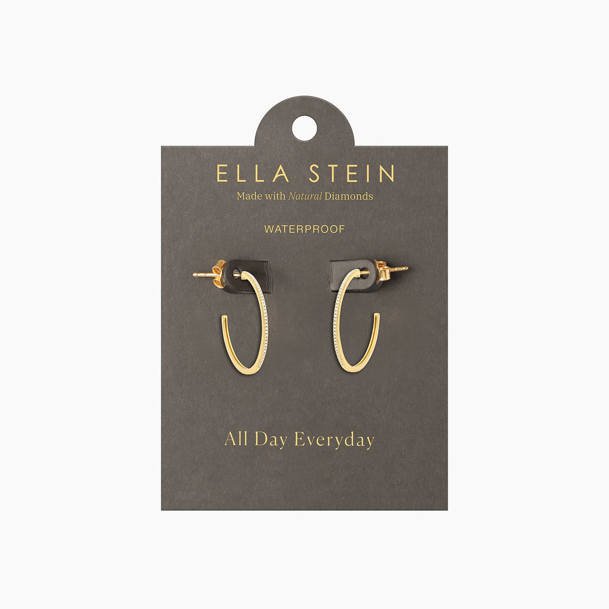 A Hoop Thing Medium Hoop Earrings by Ella Stein