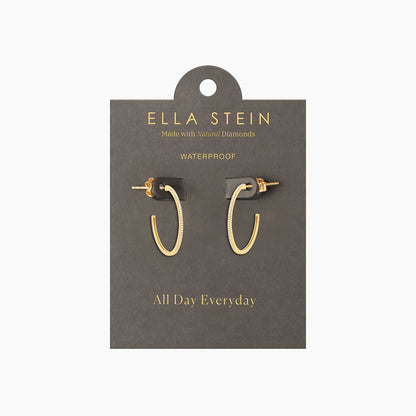 A Hoop Thing Medium Hoop Earrings by Ella Stein
