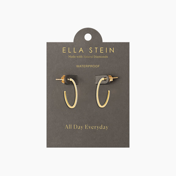 A Hoop Thing Medium Hoop Earrings by Ella Stein