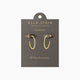 A Hoop Thing Medium Hoop Earrings by Ella Stein