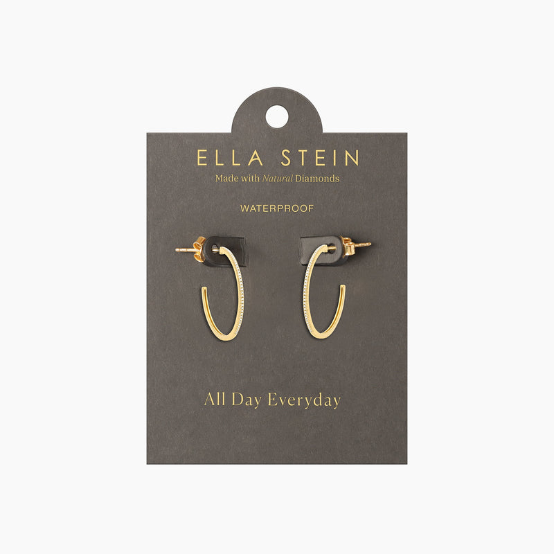 A Hoop Thing Medium Hoop Earrings by Ella Stein