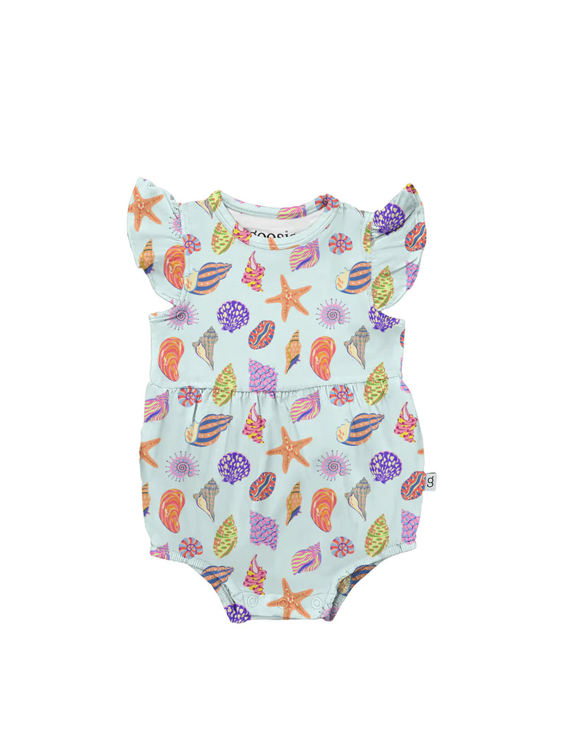 Seashells Flutter Romper