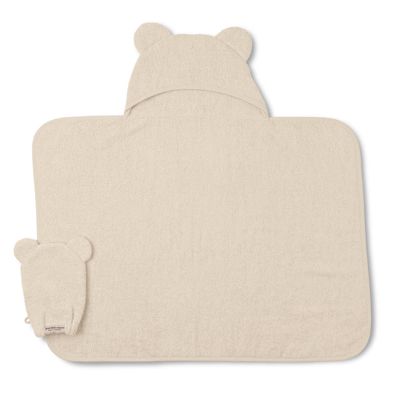 Bella Tunno Hooded Towel + Wash Mit