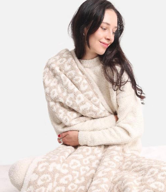 Leopard Throw Blanket