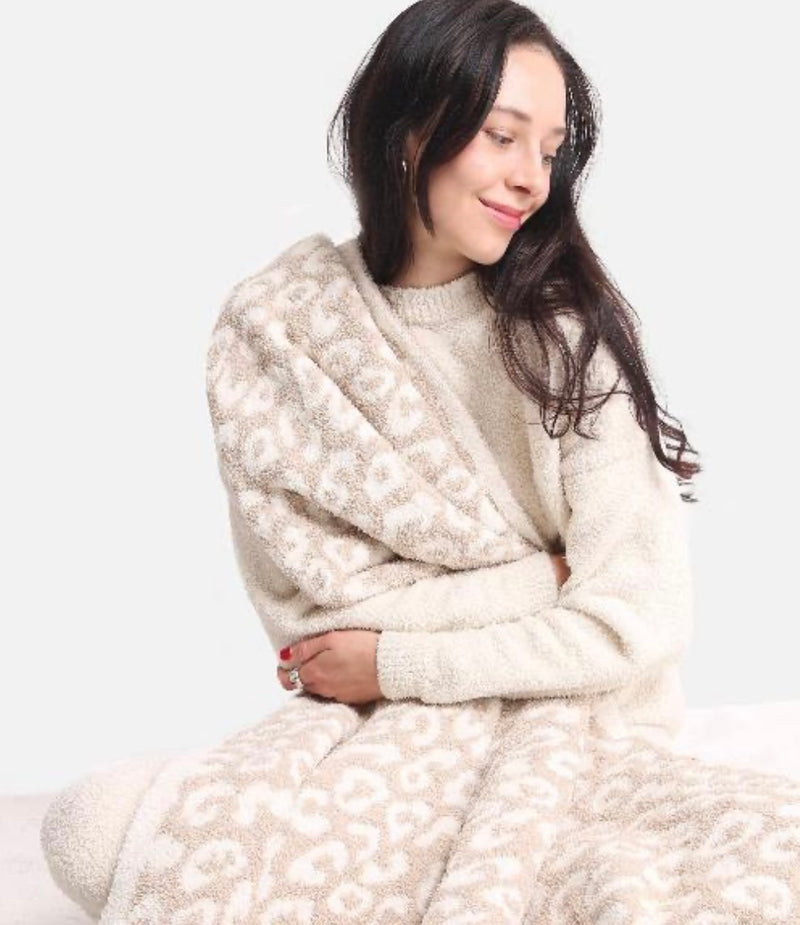 Leopard Throw Blanket