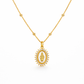 Our Lady of Lourdes Necklace | White