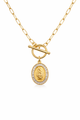 Sacred Paperclip Necklace | Mother Mary