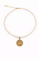 Sacred Pearl Necklace | Burning Heart — Classic