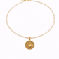 Sacred Pearl Necklace | Burning Heart — Delicate