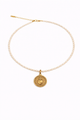 Sacred Pearl Necklace | Burning Heart — Delicate