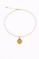 Sacred Pearl Necklace | Antique Mary — Delicate