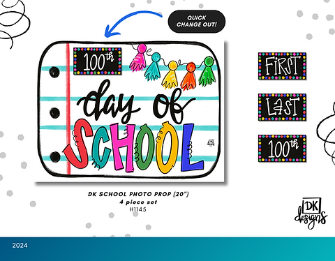 DK Designs School Days Door Hanger Set