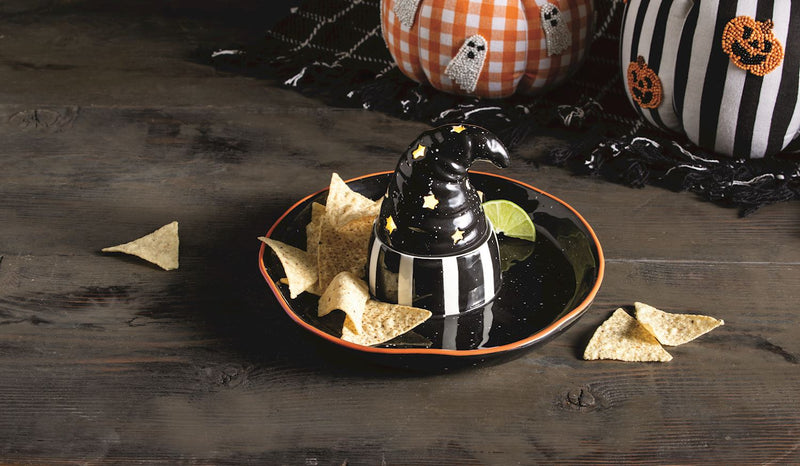 Light-Up Witch Hat Chip & Dip