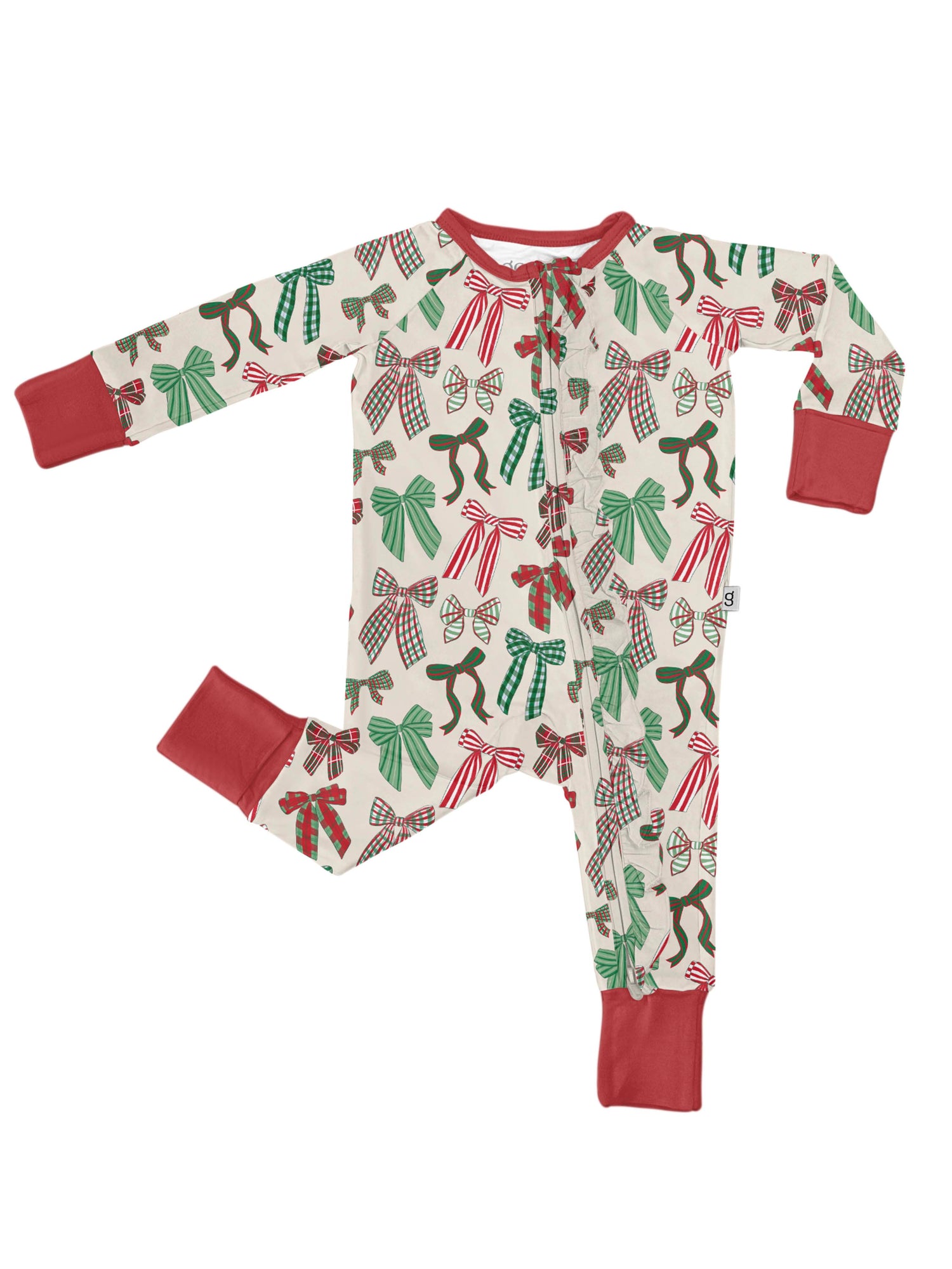Holiday Bows Footie