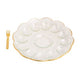 Gold Edge Deviled Egg Tray Set