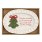Whimsical Christmas Sentiment Plate