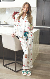 Satin “Holidrink” PJs