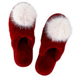 Burgundy Slippers