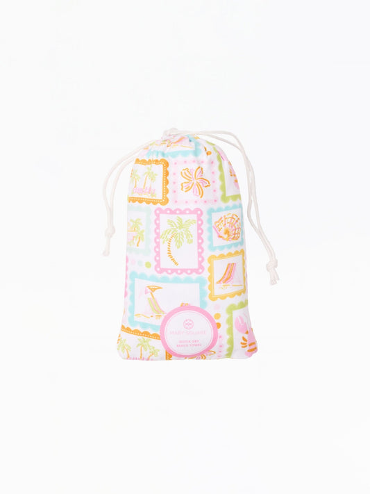Mary Square Beach Towel