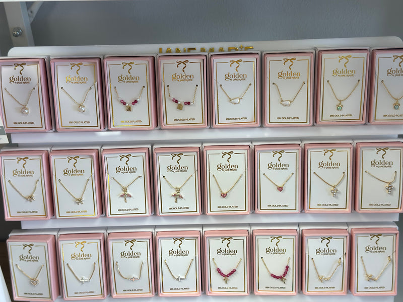 Kids Golden Sweetheart Necklaces
