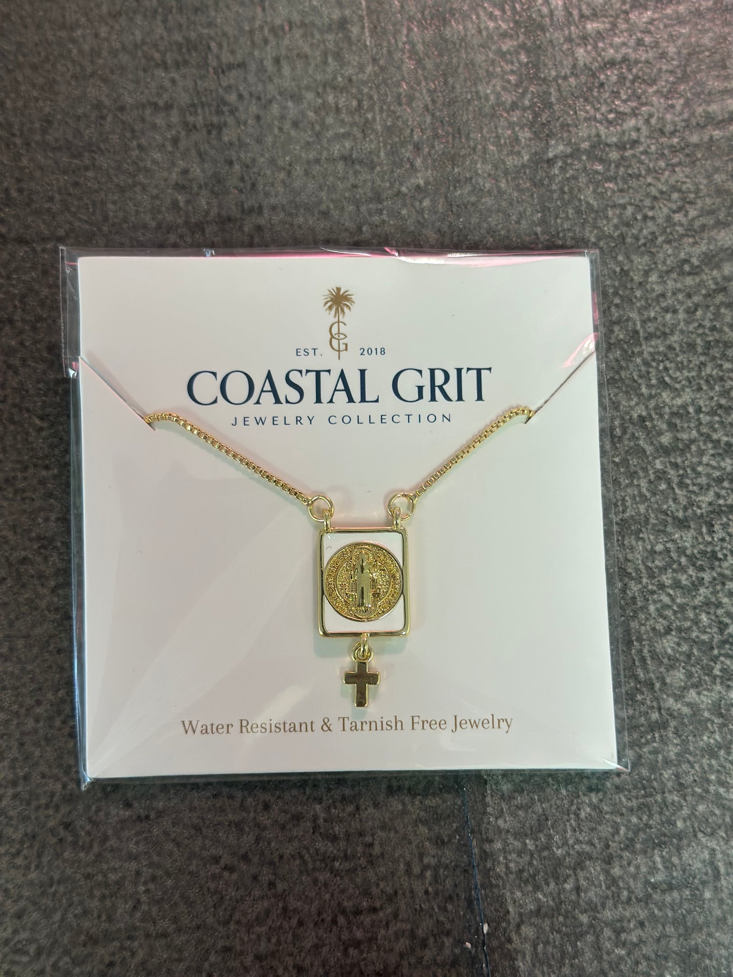 Coastal Grit St. Benedict Necklace