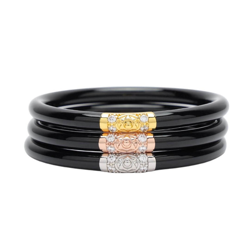 Three Kings All Weather Bangle - Black