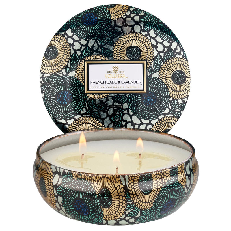 Voluspa 3 Wick Tin