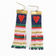 Lauren Heart Beaded Earring