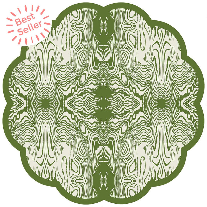Lucy Grymes Scalloped Placemat Pad