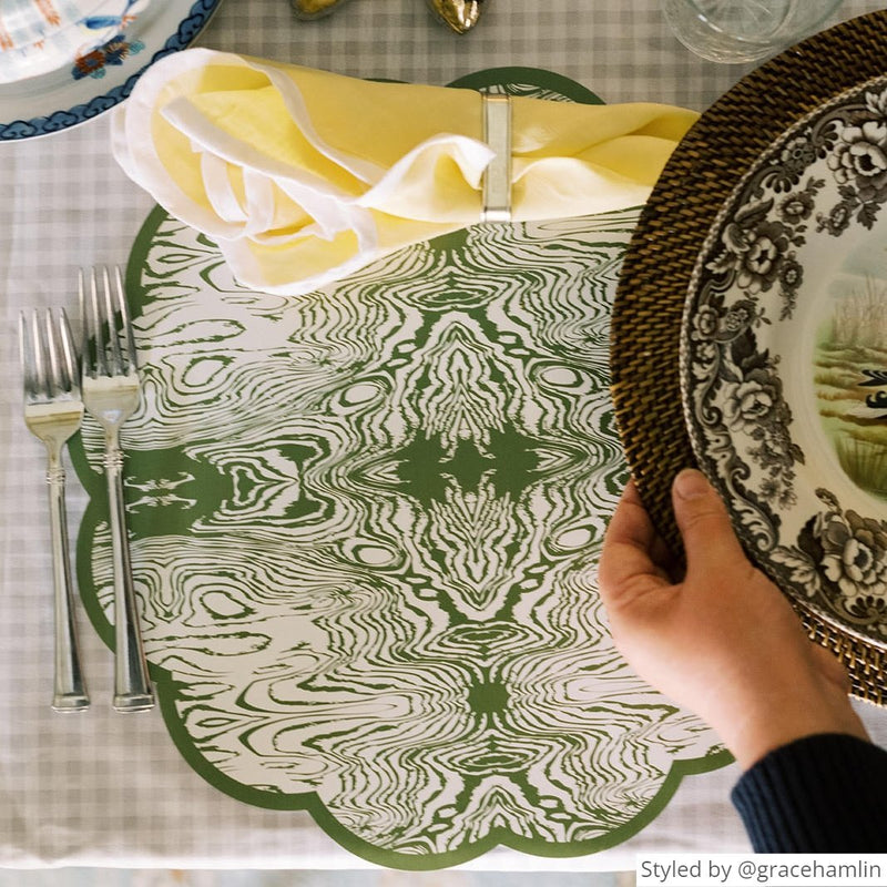 Lucy Grymes Scalloped Placemat Pad