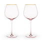 Rose Crystal Wine Glass
