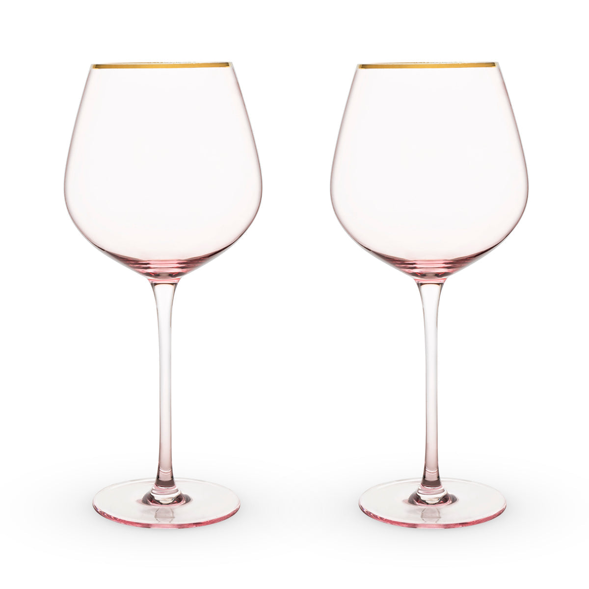 Rose Crystal Wine Glass