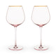 Rose Crystal Wine Glass