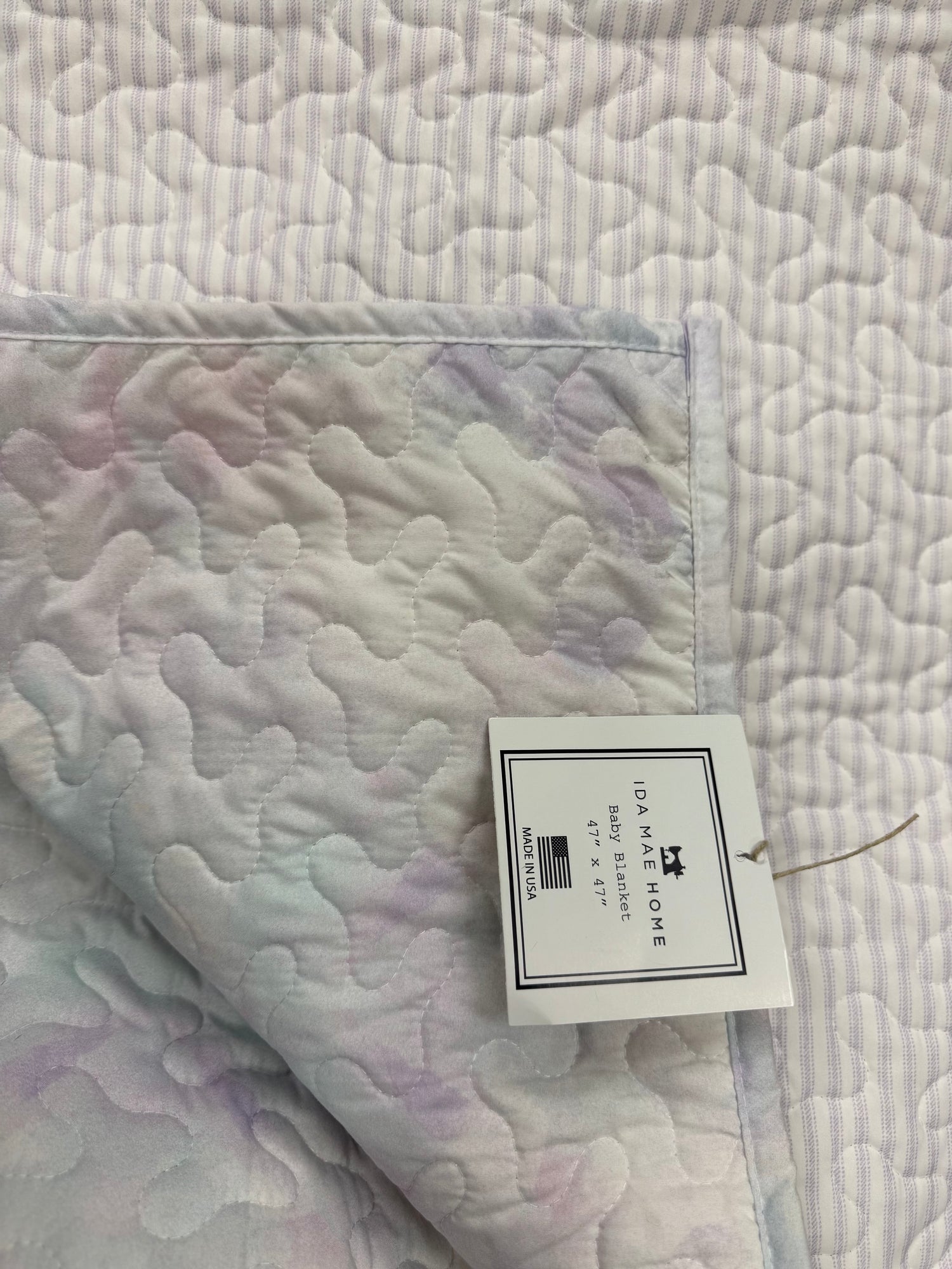 Ida Mae Lilac Baby Quilt