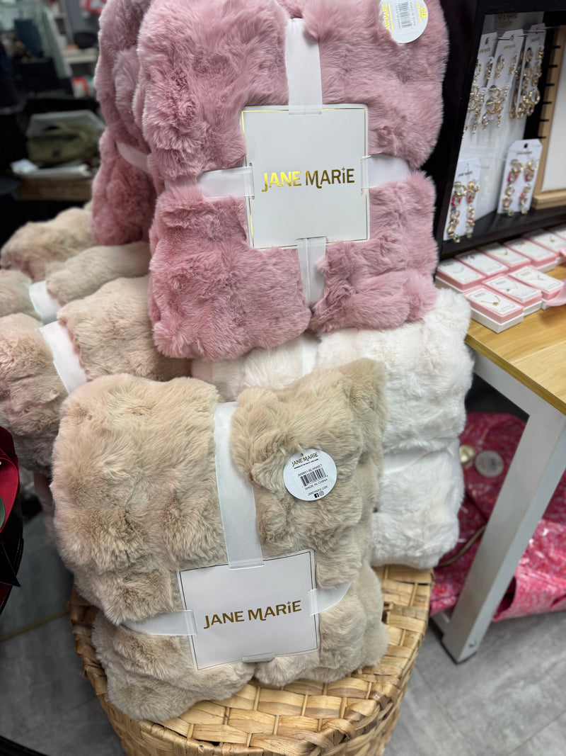 Jane Marie Fur Blanket