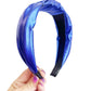 Blue Metallic Headband