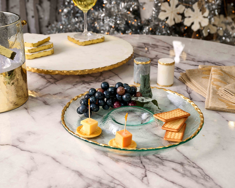 Glass & Gold Chip-n-Dip