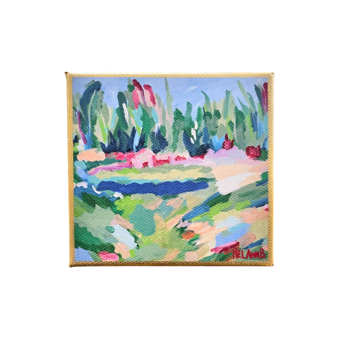 La Tour du Jardin Mini Canvas By Rep Ann Barker