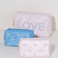 Pearl Heart Zip Pouch