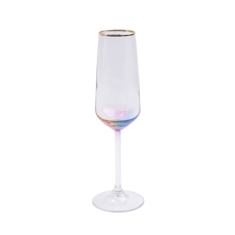 Rainbow Fluted Champagne
