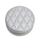 Leah Quilted Travel Jewelry Case (round)