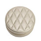 Leah Quilted Travel Jewelry Case (round)