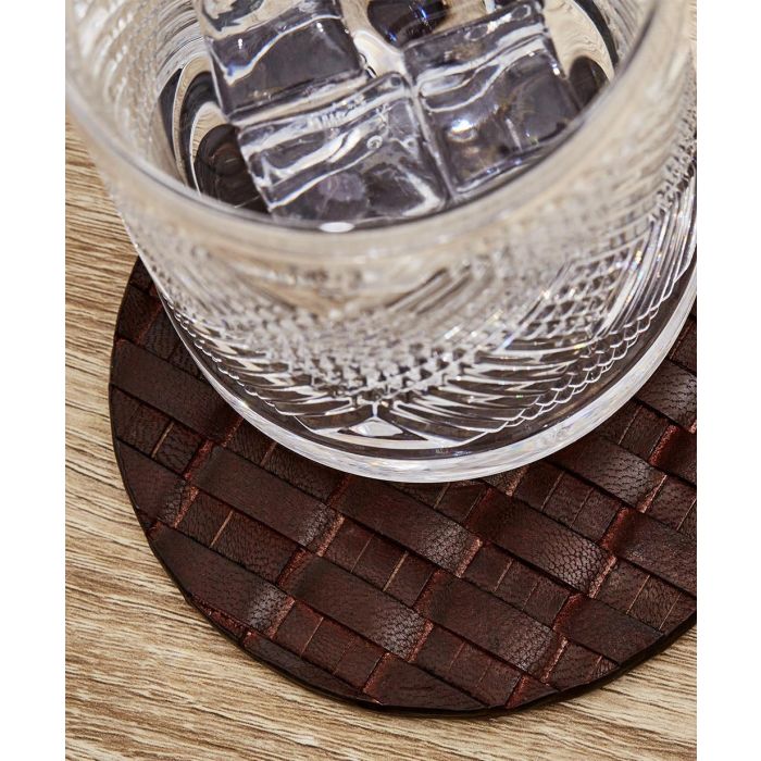 Leather Coaster Set