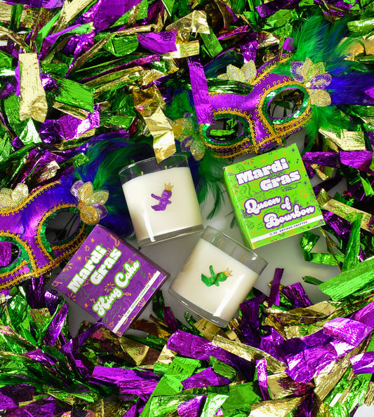 Bourbon Royalty King Cake Candle