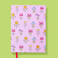 Pink Wildflowers Notebook