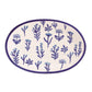 Blue Floral Platter