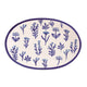 Blue Floral Platter