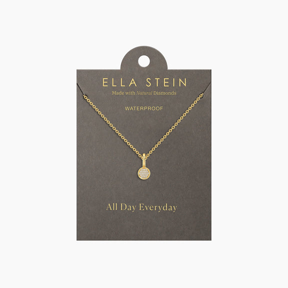 Small Circle Pendant Necklace by Ella Stein
