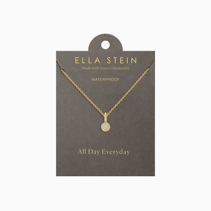 Small Circle Pendant Necklace by Ella Stein