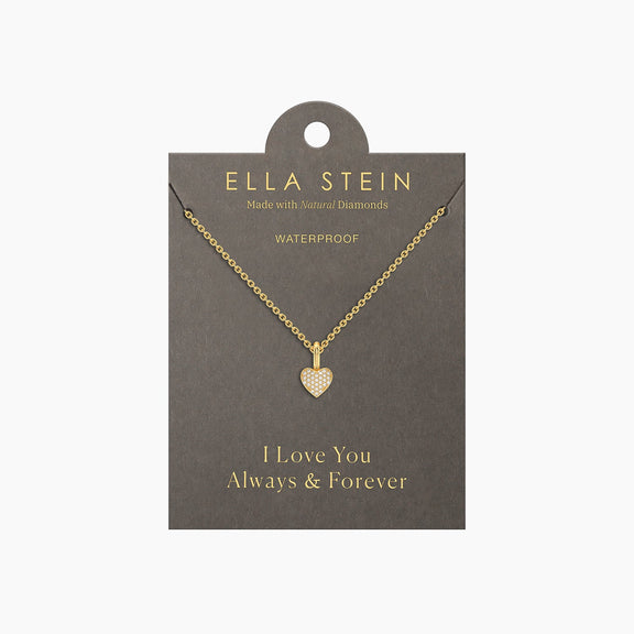 Small Heart Pendant Necklace by Ella Stein